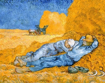 Original plastic placemats Van Gogh The Nap