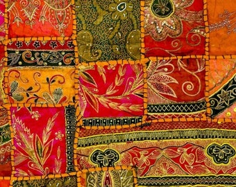 Laminated placemat Indian fabric