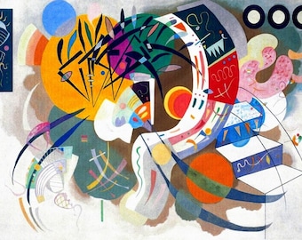 Laminated placemat Kandinsky Dominant curve