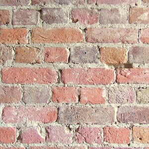 Laminated placemat brick wall