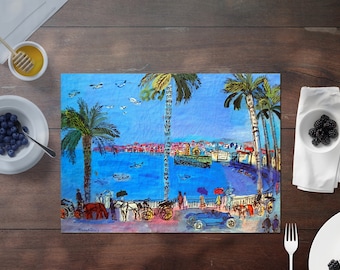 Raoul Dufy plastic Placemat "Nice, the Promenade des Anglais"