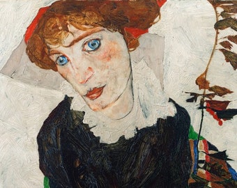 Laminated placemat Schiele Portrait of Wally Neuzil