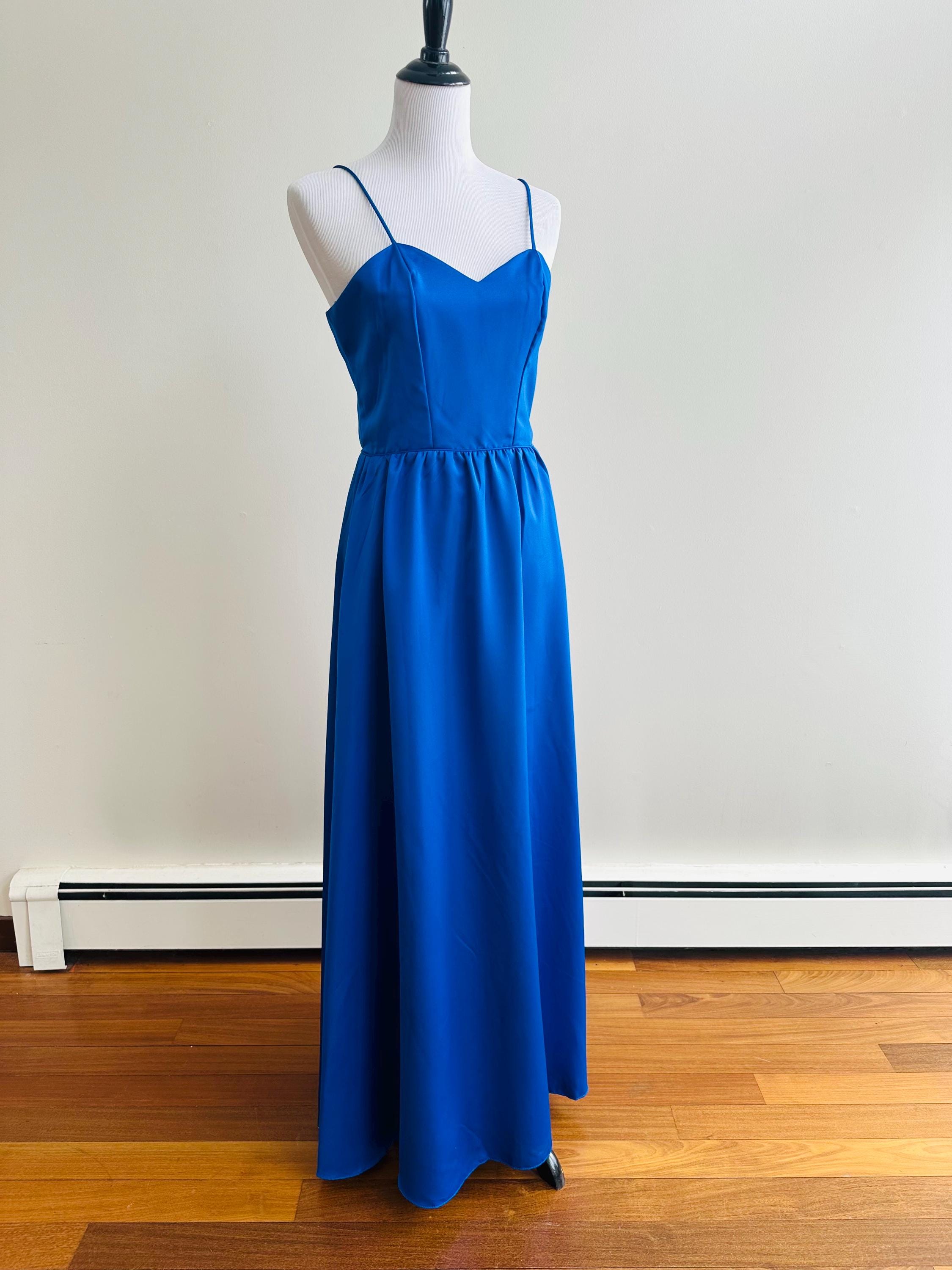 Cobalt Blue Prom Dress - Etsy Cobalt Blue Prom Dress - Etsy