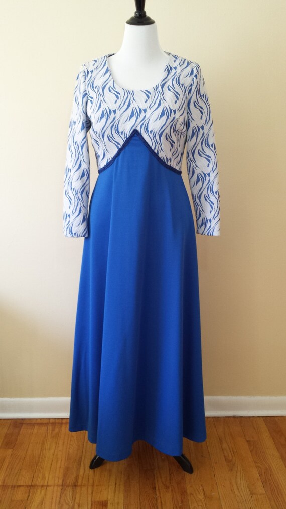 Large 1970's Medieval Formal Dress