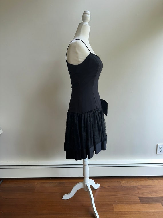 80s Black Party Dress by De Laru by Joseph Lara |… - image 2