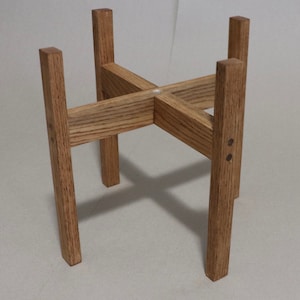 Oak Plant Stand