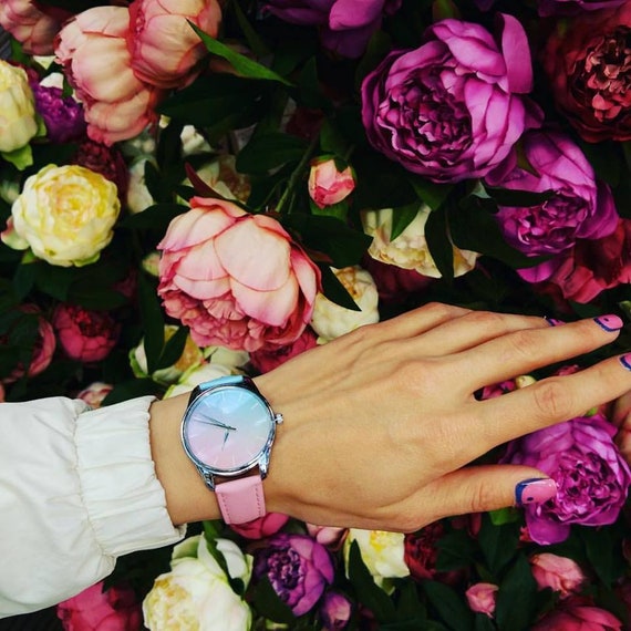 Pastel pink watch sale