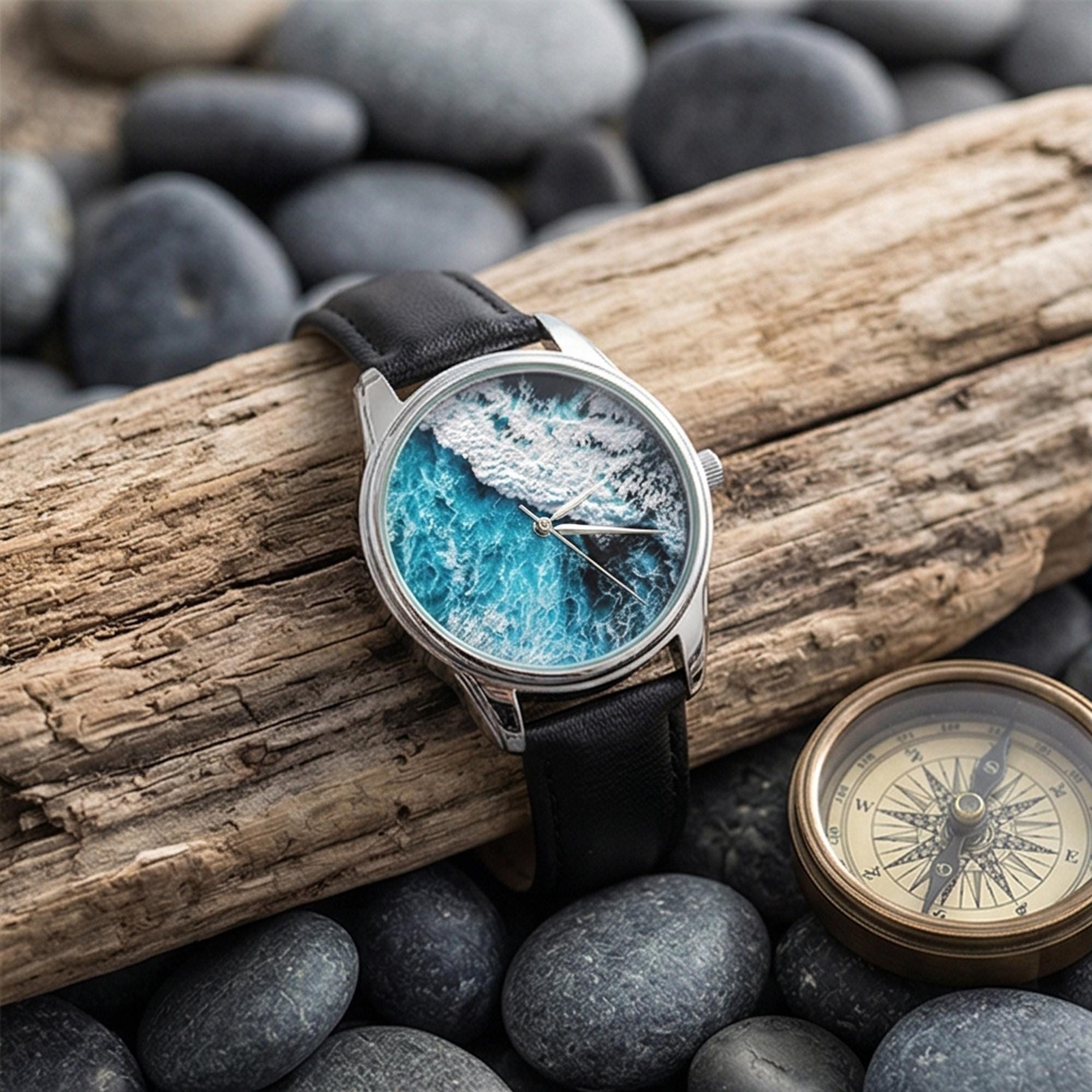 Ocean Watch/ Sea Watch / Unisex Watch/ Ocean Waves Watch/ Deep