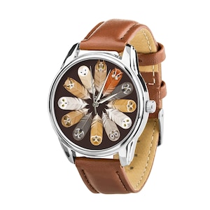 Owl Watch/ Brown Watch/ Cute Owls Watch/ Animal Watch/ Women Gift Watch/ Bird Watch/ Unisex Watch/ Owl Lover Gift/ Brown Owl/ Men&#39;s Watch