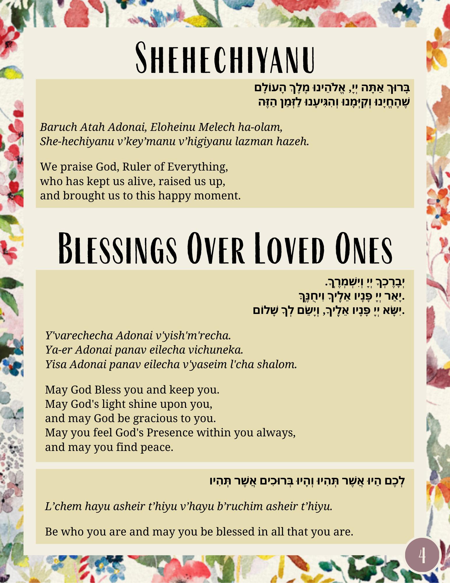 Printable Passover Seder Haggadah - Inclusive, Feminist, Reform ...