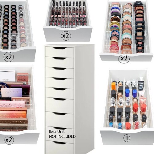 IKEA 9 Drawer Divider Set Acrylic Makeup Organizer Etsy