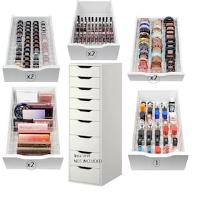 IKEA 9 Drawer Divider Set Acrylic Makeup Organizer