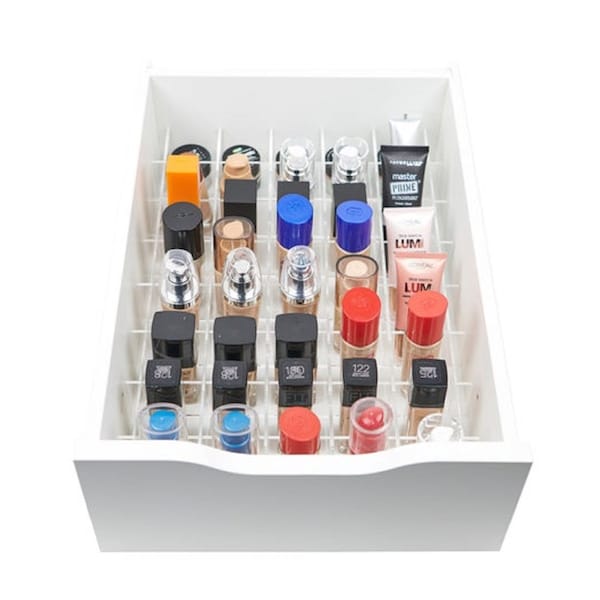 Acrylic Makeup Organizer Ikea Drawer Divider Foundations