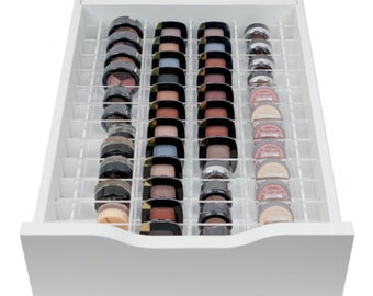 Acrylic Makeup Organizer Ikea Drawer Divider Eyeshadow Organizer