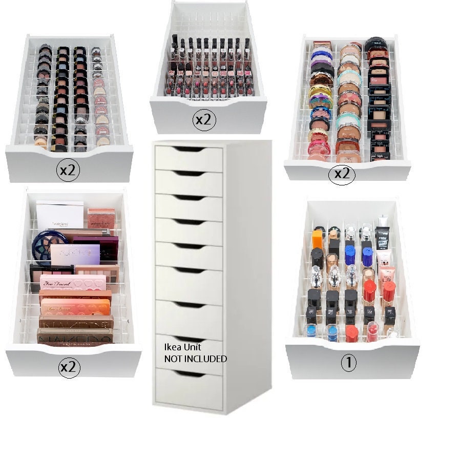 IKEA Drawer Set Acrylic Makeup Organizer - Etsy