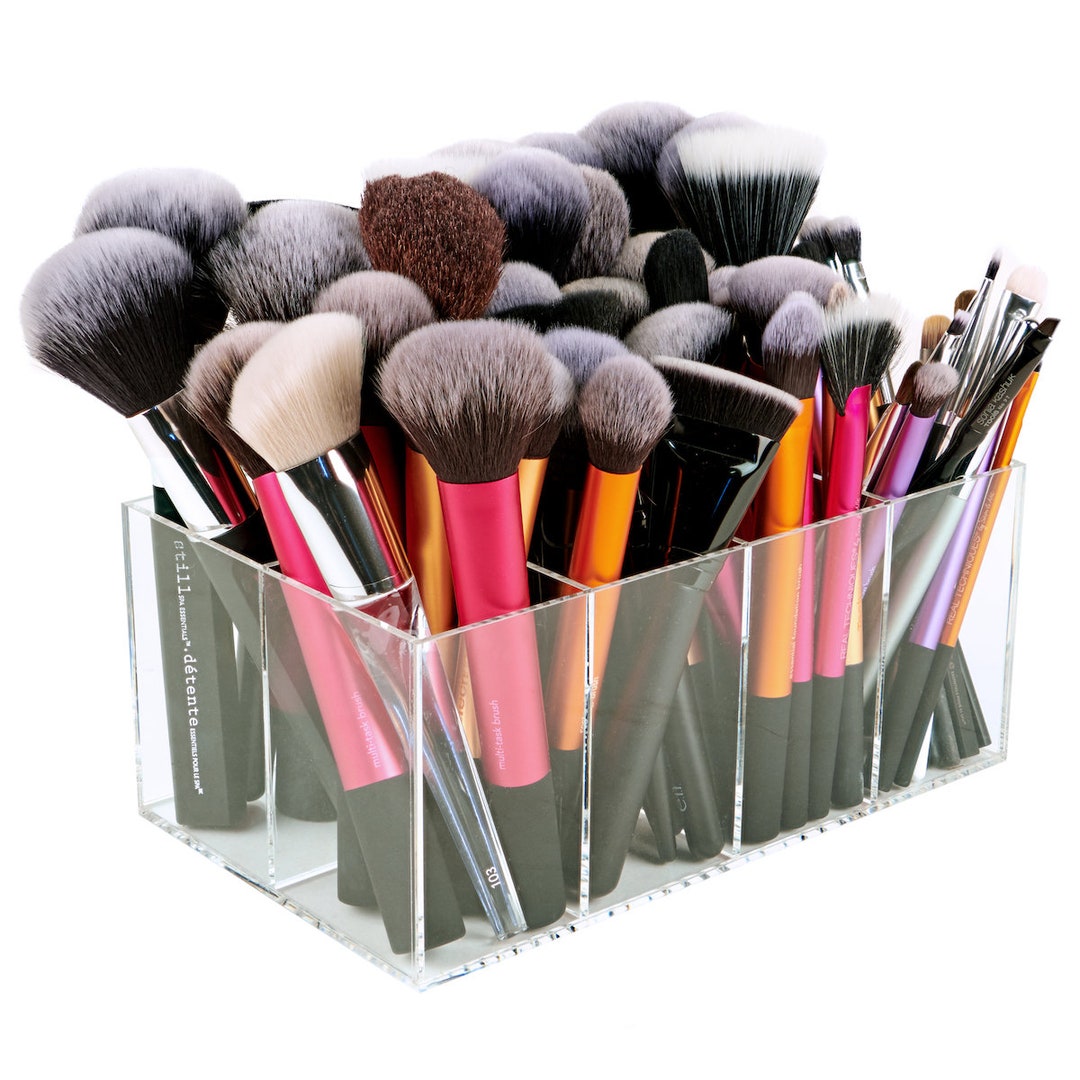 Lolalet [2 Pack] Silicone Makeup Brush Holder Organizer Sew Store Organizers, Multipur
