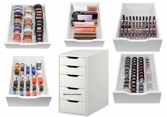 5 Tiers Storage Nail Box Acrylic Drawers Makeup Organizer Cosmetic Display  Case Transparent Jewelry Organizer Desktop