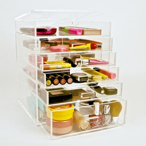 Clear Acrylic Makeup Organizer Beauty Cube image 5