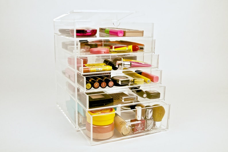 Clear Acrylic Makeup Organizer Beauty Cube image 5