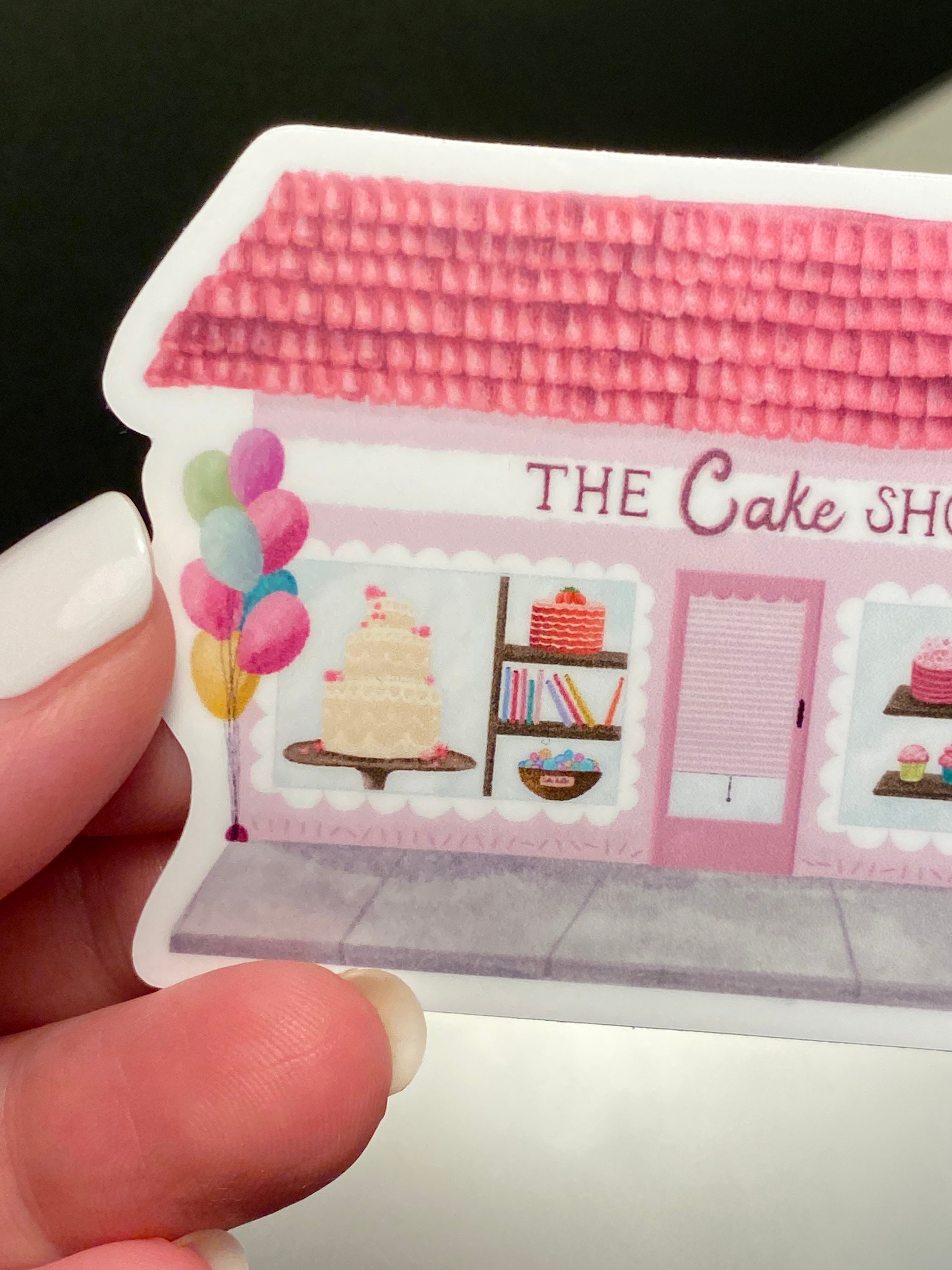 Cake Shop Sticker, Sticker for Cake Lover, Sweet Tooth Gift, Bakery ...