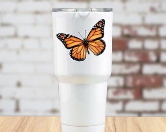 Monarch Butterfly Sticker, Texas Butterflies Sticker for Laptop, Sticker for Water Bottle, Gift for Nature Lover, Butterfly Lover Gift