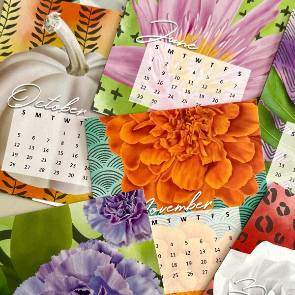 Cd Desk Calendar 2025 Etsy