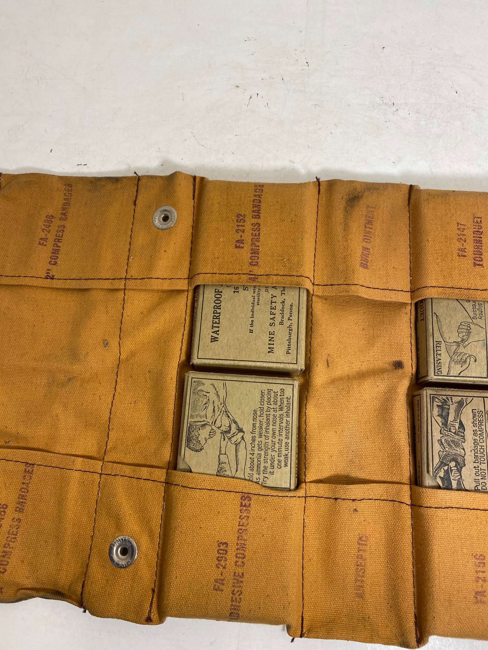 Vintage Bullard Cylindrical First Aid Kit From the 1940s Etsy