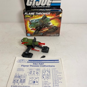 Original 1983 GI Joe Flame Thrower Pac/Rat Complete