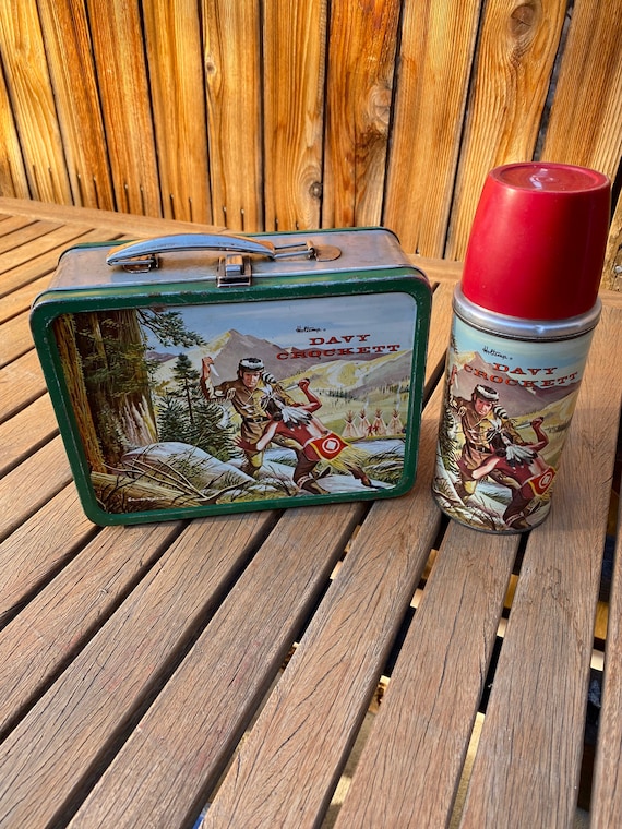 Davy Crockett Tin Lunch Pail Davy Crockett Tin Lunch Pail