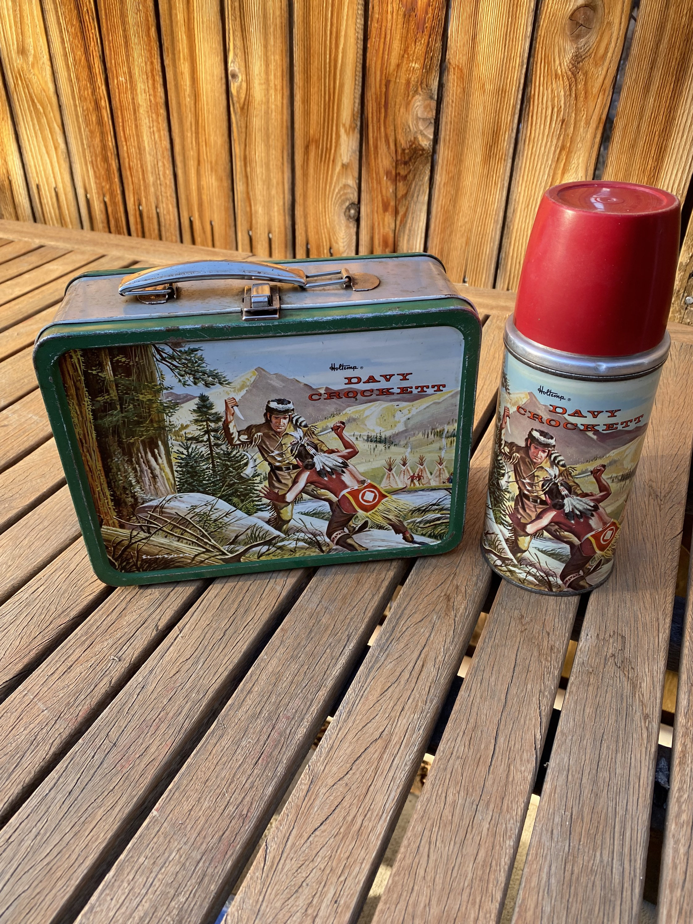 Davy Crockett Tin Lunch Pail Davy Crockett Tin Lunch Pail