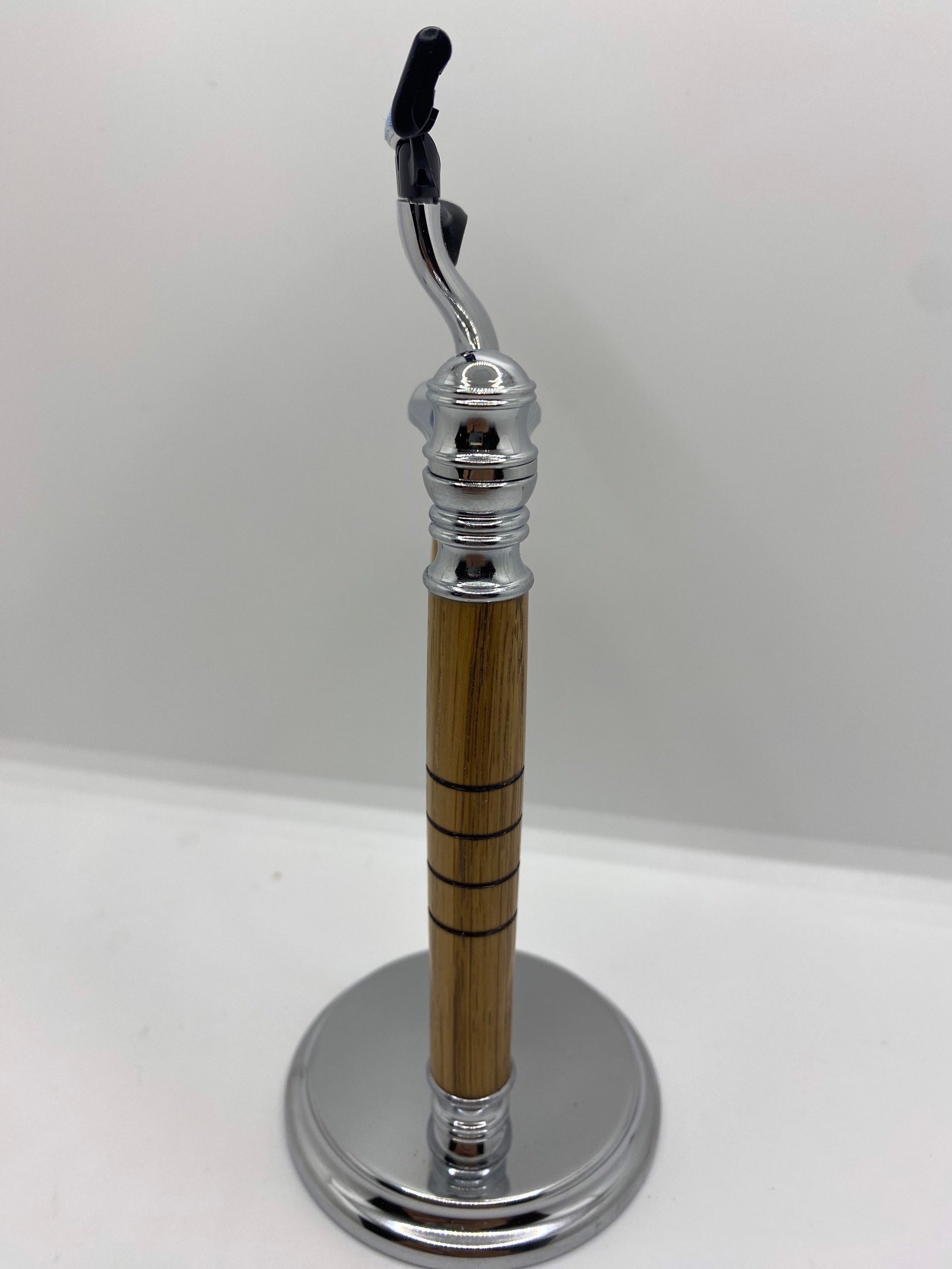 Custom Hand Turned Razor and Stand - Etsy