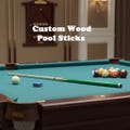 Personalized Pool Billiards Stick - Custom engraved Cue