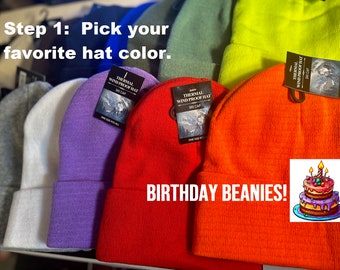 Happy Birthday Hats - Made to Order!