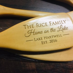 Canoe Paddle Mini - Outdoors-man Gift, House Warming, Lake House Decor, Birthday Present, Boating Camping Gift, Bass Pro Shop