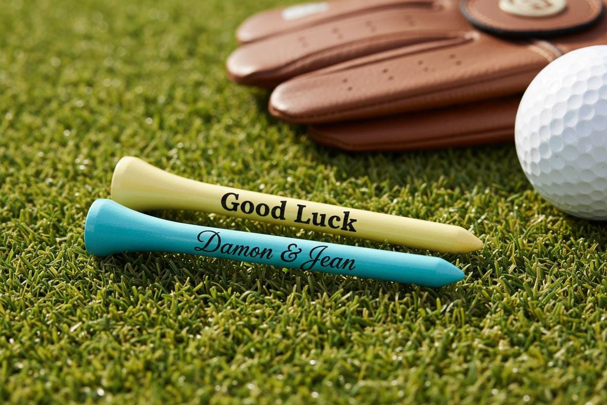Set of 25 Personalized Golf Tees - Laser Engraved - 2.75 Inch - Any ...