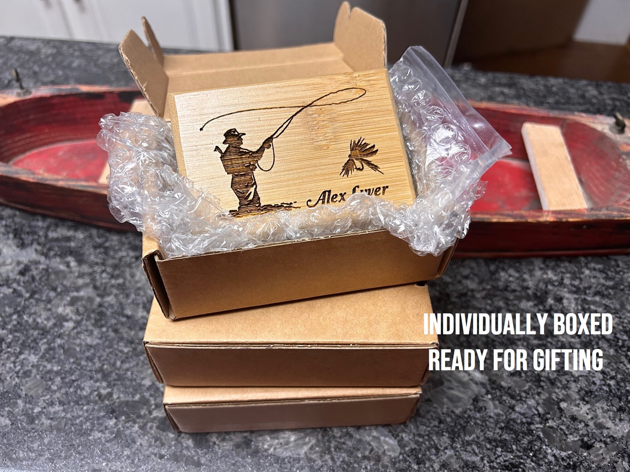 Custom Fly Fishing Box - Includes 2 free flies!