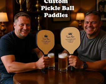 Pickleball Paddle  - Made to order - choose a design or add your own photo!