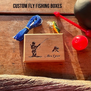 Custom Fly Fishing Box - Includes 2 free flies!