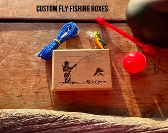 Custom Fly Fishing Box - Includes 2 free flies!