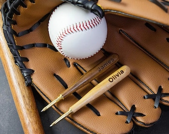 Unique Baseball Bat Pen - Engraved with YOUR NAME, TEAM, website etc.