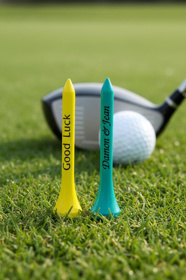 Set of 25 Personalized Golf Tees - Laser Engraved - 2.75 Inch - Any ...