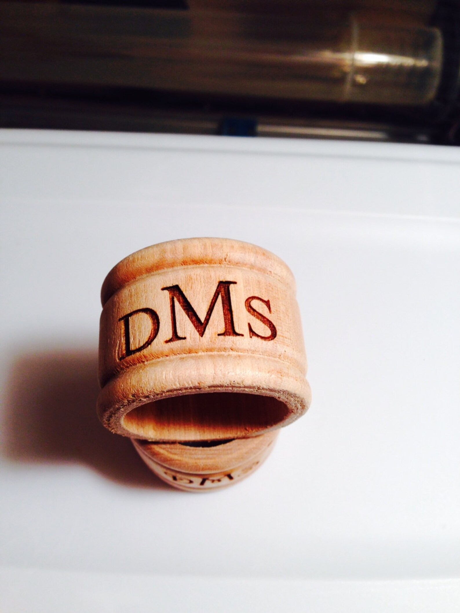 Personalized Wooden Napkin Rings Your Name or initials Etsy