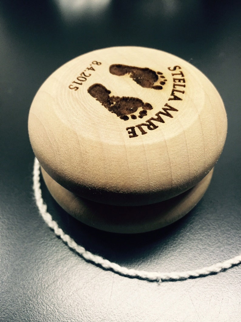 Personalized wood YoYo Toy Great Gift for Yo Yo fans Etsy