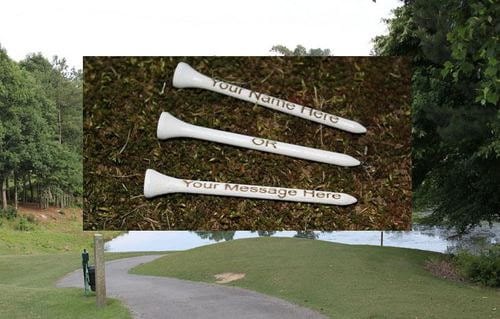 Set of 15 Personalized Golf Tees - Laser Engraved - 2.75 inch - Any Color