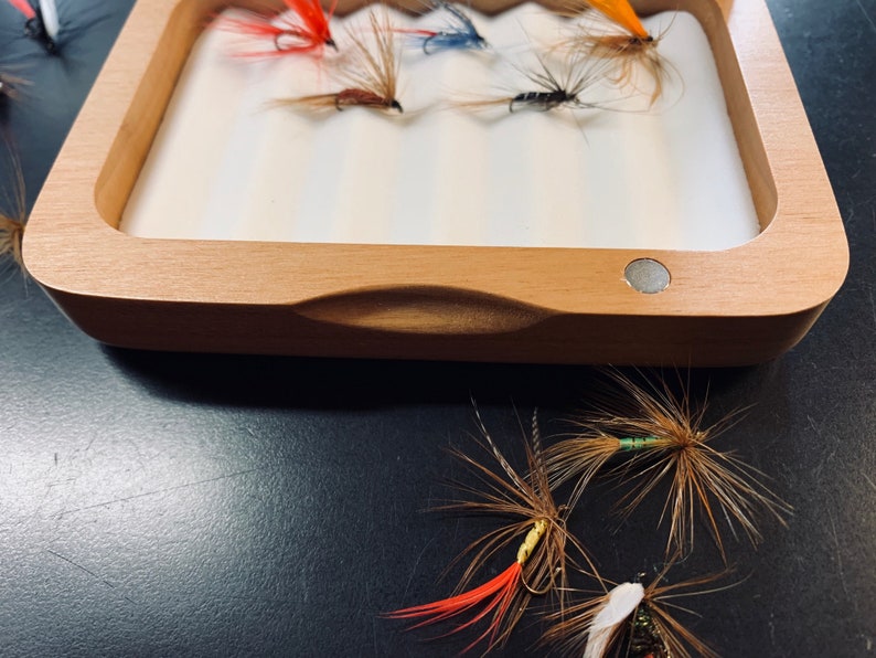 Personalized Fly Fishing Box Father's Day Gift Fishing Etsy