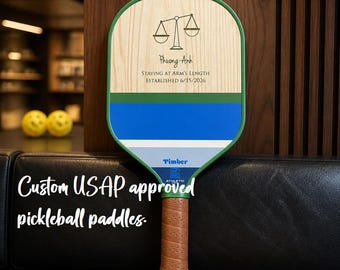 Custom Pickleball Paddle - Choice of designs / colors