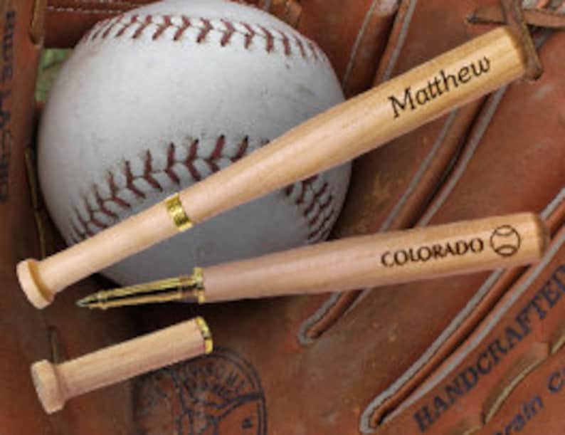 Unique Baseball Bat Pen Engraved With YOUR NAME TEAM Etsy