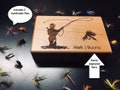 Custom Fly Fishing Box - Includes 2 free flies!