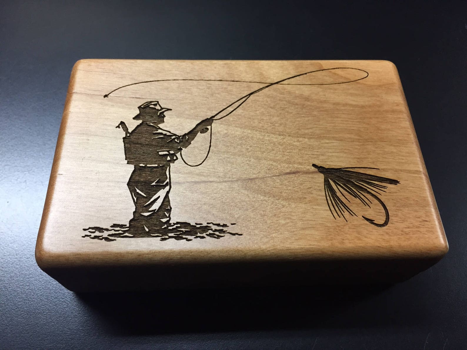 Personalized Fly Fishing Box Design your own fly fishing Etsy