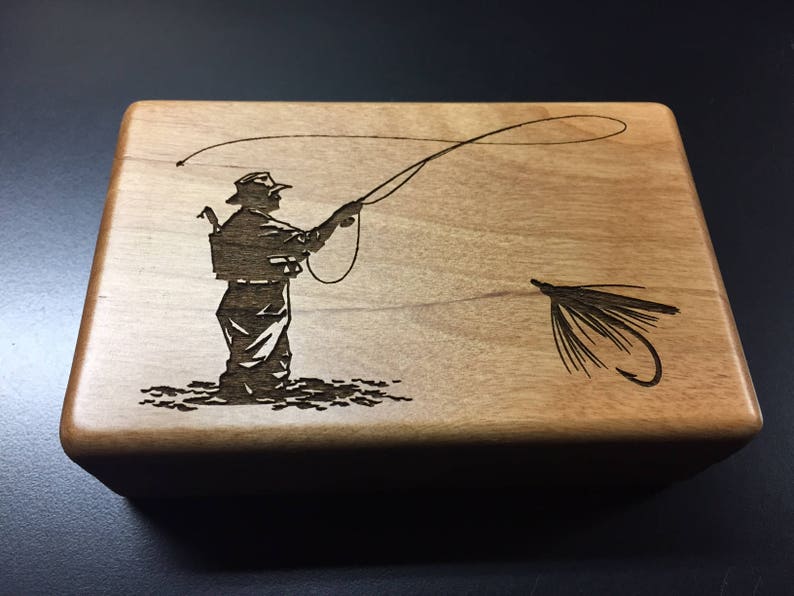 Personalized Fly Fishing Box Design your own fly fishing Etsy